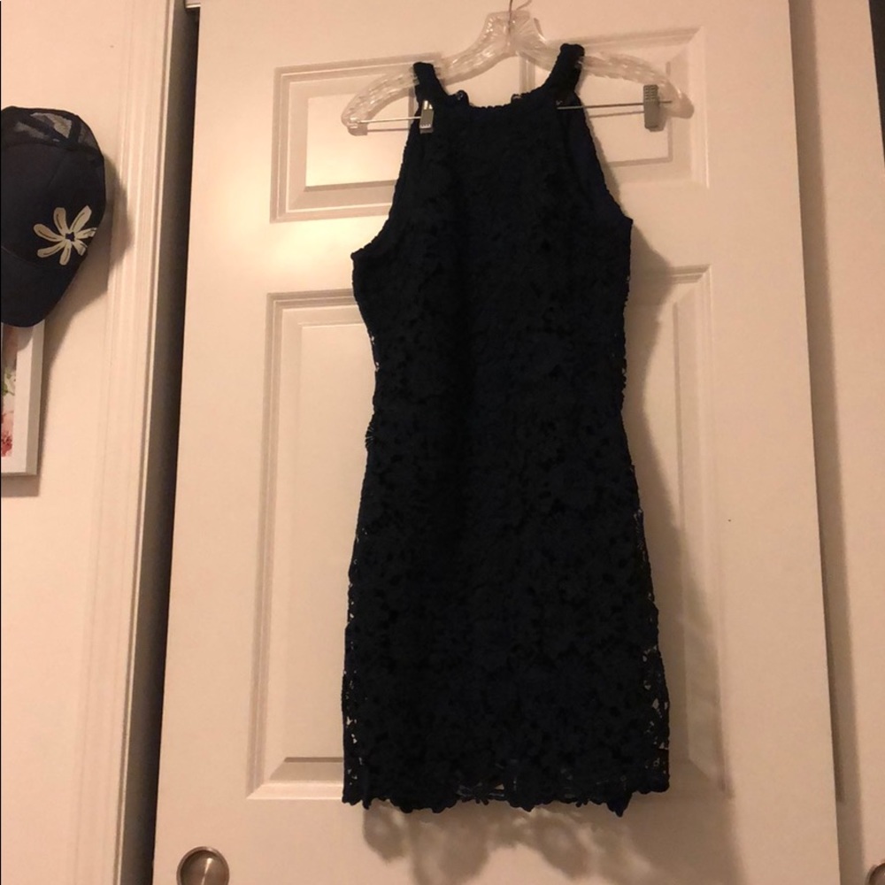 Navy Lulus dress